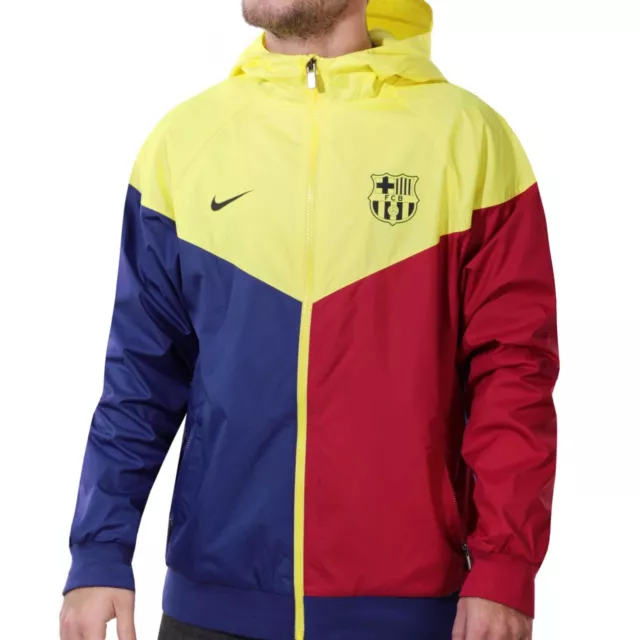 FC BARCELONA NIKE Authentic Windrunner Jacket NEW Mens FCB Top