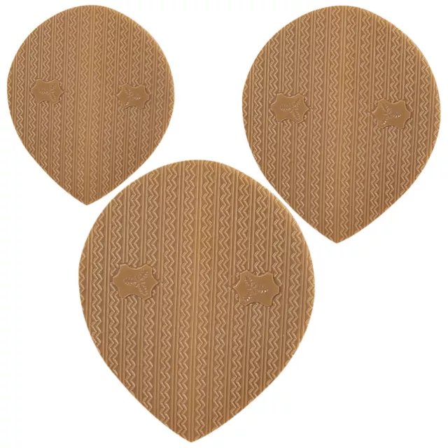 3 Pcs Tacco Semicircolare Poliuretano Cuscinetti Per Scarpe Antiscivolo