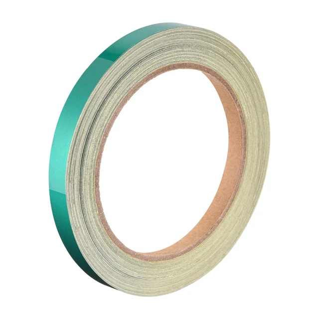 Reflektierendes Klebeband 10 mm x 25 m wasserdichtes Warnband im Freien grün