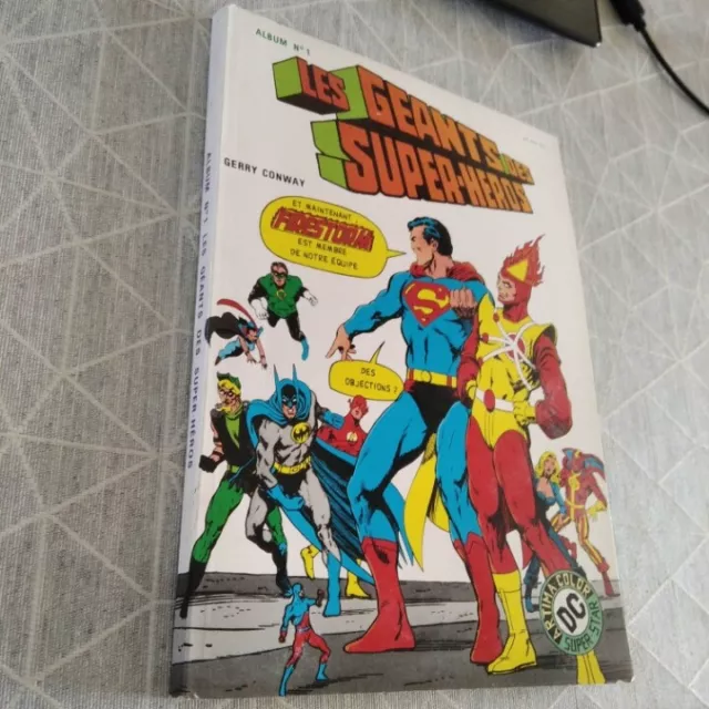 AREDIT ARTIMA DC - Les geants des super heros – album 1 = tomes 1 + 2
