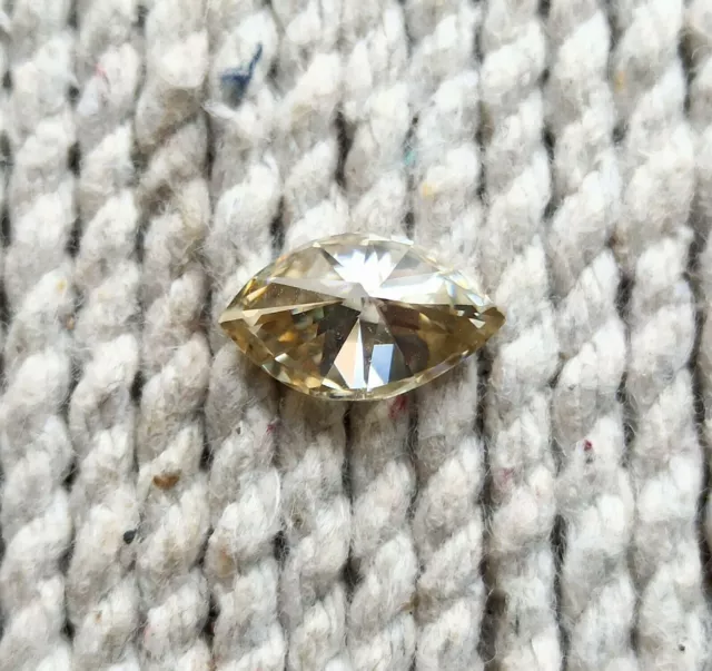 2.95 Carat Off White Marquise Cut Loose Moissanite diamond For Ring stone