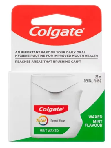 Colgate Total Mint Dental Floss Extreme Clean Flossing Action Fresh Feeling 25m.