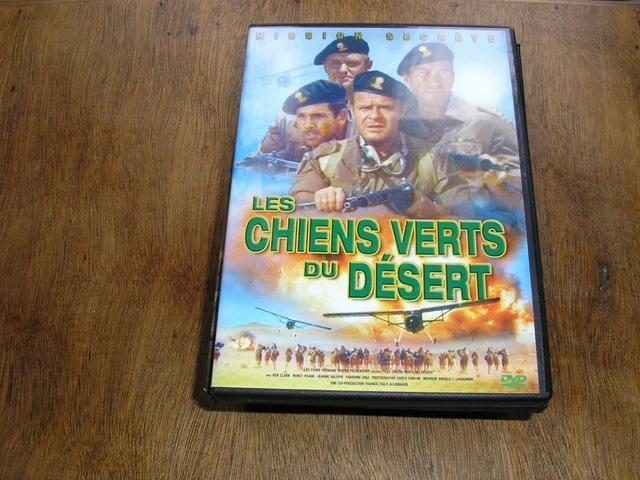 DVD guerre,"LES CHIENS VERTS DU DESERT",(4146)