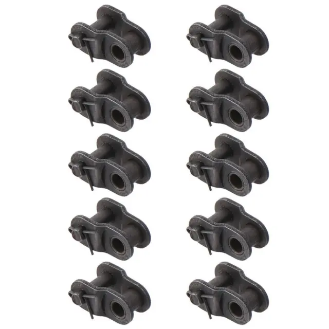 10 pz connettore maglie divise catena acciaio al carbonio 3/8" passo #35 06C catena