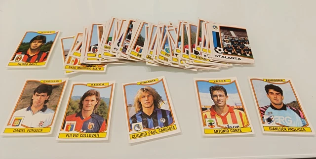Lot De 100 Figurines Panini Calciatori 1979/80 Avec Velina, Excellent état - Collection Vintage