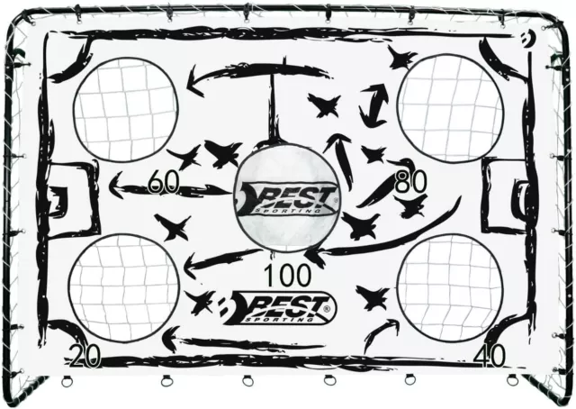 Fußballtor mit Torwand, TAKTIK  213 x 152cm mit Netz und Torwand