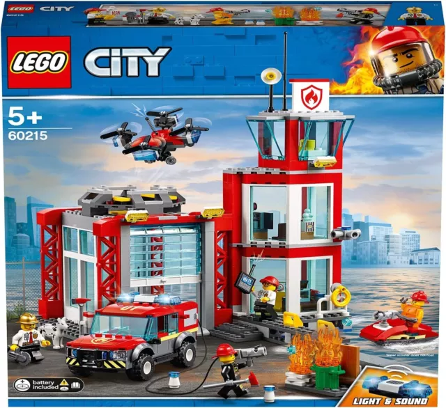 🔥 LEGO City 60215 : La Caserne de Pompiers