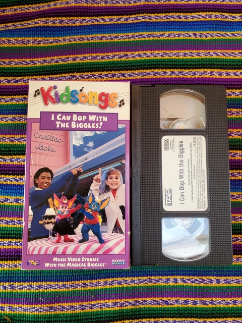 Kidsongs I can bop with the biggest! Vhs RARE HTF OOP TAD Sony Wonder 1995 live