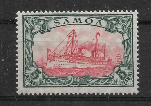 Samoa 1915, Mi 23IA ,5 Mark Friedensdruck, postfrisch