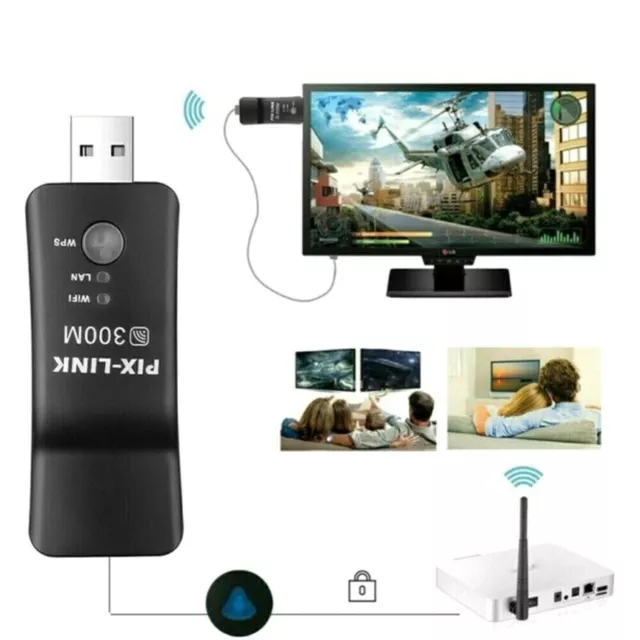 Neu für Samsung Smart TV Wireless LAN Adapter WiFi Dongle RJ-45 Ethernet Ka N9G9