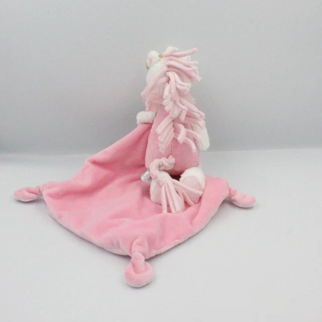 Doudou licorne rose blanc étoiles mouchoir SIMBA TOYS NICOTOY - 23745