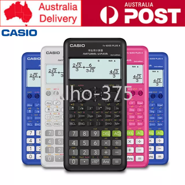 Casio FX-82ES Plus 2nd Edition Scientific Calculator 252Functions School Student