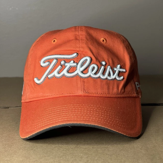 Titleist | Accessories | Titleist Hat Cap Strap Back Red Golf Embroidered A Flex Preppy Casual Essential