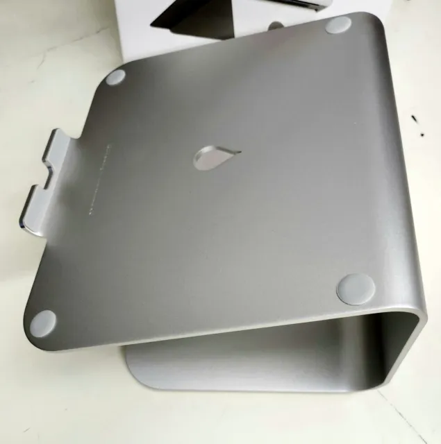 NEW - Open Box.  Rain Design mStand360 Laptop Stand with Swivel Base Silver