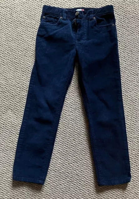 Boys Cord Trousers 7 Years John Lewis Adjustable Waist Navy Blue Corduroy VGC