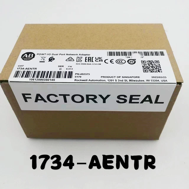 2022 New Allen-Bradley 1734-AENTR /C Ethernet Adapter POINT I/O Module 1734AENTR