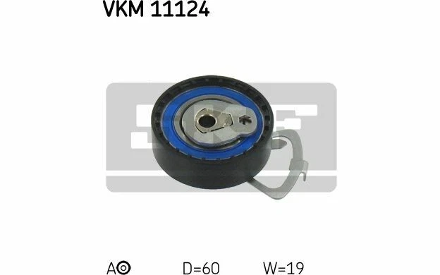 SKF Galet tendeur pour VOLKSWAGEN POLO SKODA FABIA VKM 11124 - Mister Auto