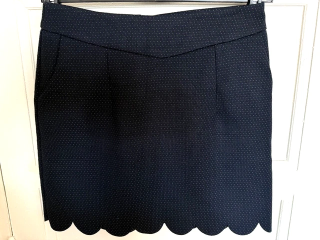 Jupe Femme Dorothy Perkins Bleue à Fleurs, Ligne A, Longueur Genou, Taille UK 10