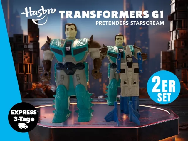 Hasbro Transformers G1 Pretenders Starscream Actionfigur 1989 Action Figur Set