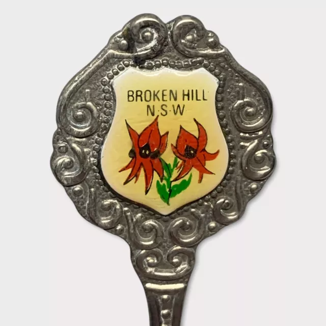 Vintage Souvenir Spoon - Broken Hill, New South Wales (NSW) - Silver Plated