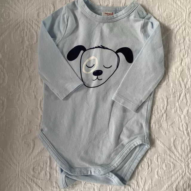 Seed Heritage Boys Romper - Size 000 / 0-3 Months - EUC