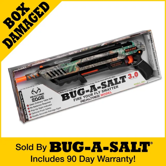 Damaged Box Authentic BUG-A-SALT 3.0 REALTREE CAMO Insect Eradication Salt Gun