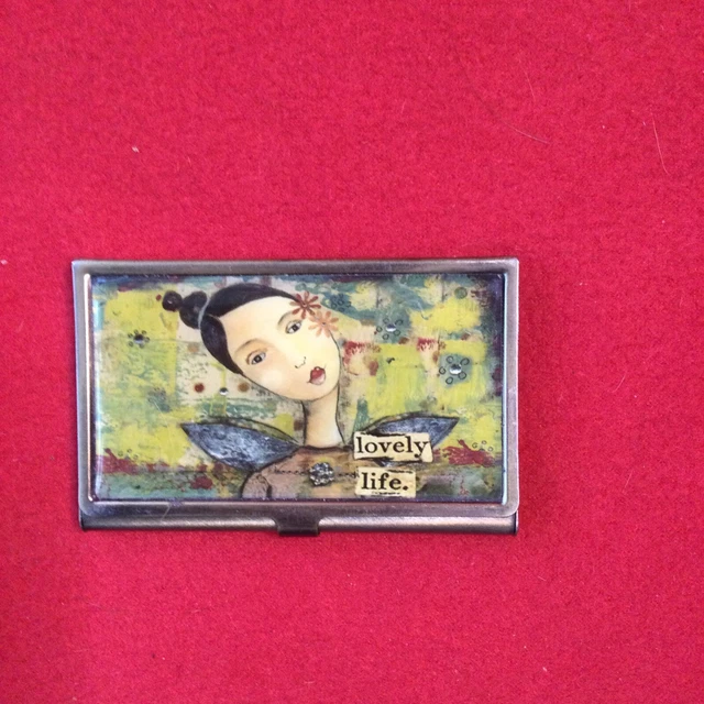 1 Artsy Metal Buisness/ID/ Credit Card Case