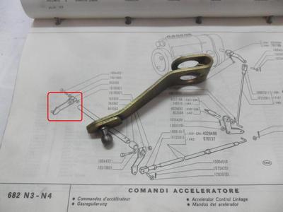 Accelera LEVA RINVIO ACCELERATORE FIAT 682 690 FIAT 853568 