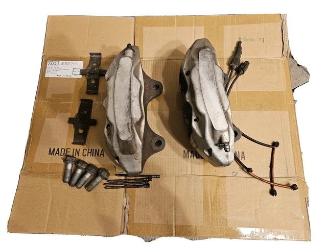 2004 - 2010 Brembo Bm5 Front Brake Calipers 4 Piston Vw Touareg Audi Porsche Set