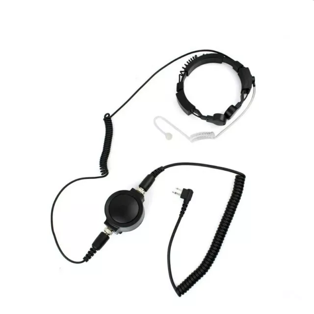 Throat Mic Tactical Military Microhone Headset For Motorola EP450 CP200 GP300