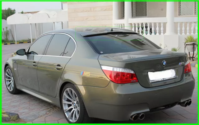 BMW E-60 5-series REAR/ROOF - WINDOW SPOILER (2004-2010)