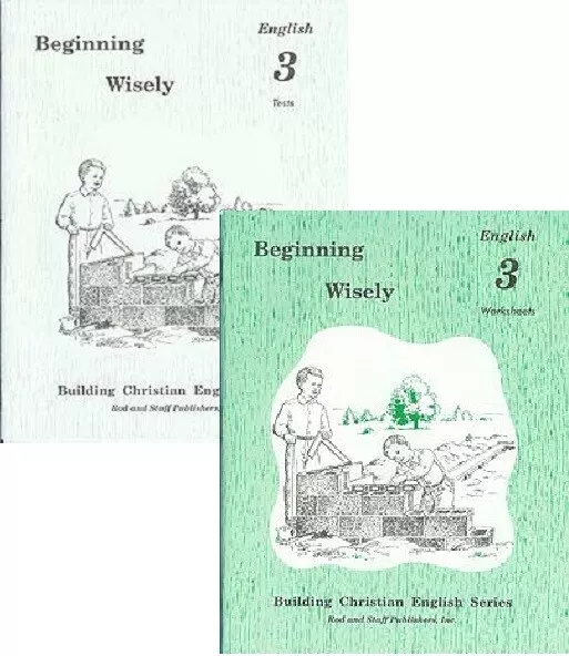 ROD AND STAFF Grade 3 English Beginning Wisely Worksheets And Tests 12 90 PicClick