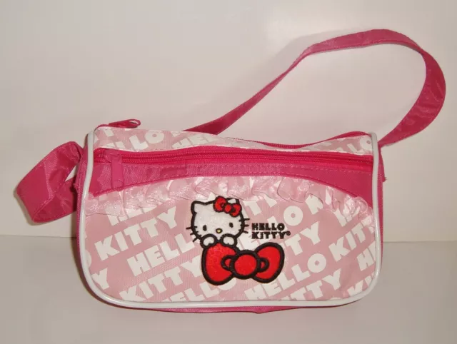 Hello Kitty [Q7159] - Sac 'Hello Kitty' noir rose - 22x21x5 cm