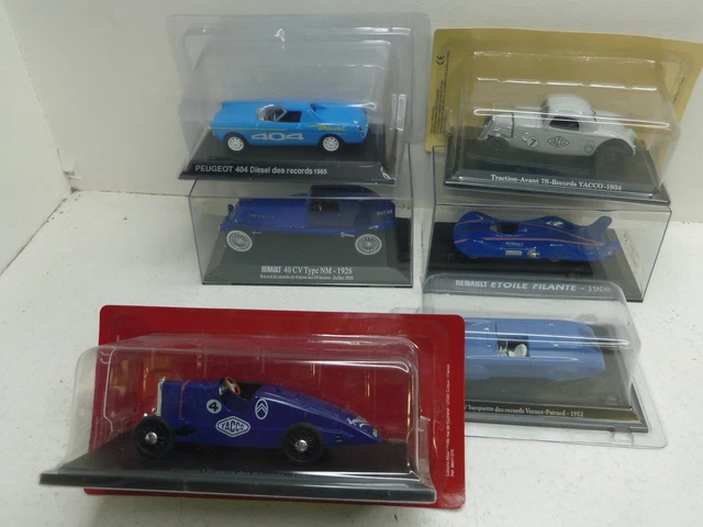 1/43 Lot Voiture Universal Hobbies Ixo Norev Peugeot Renault Citroen
