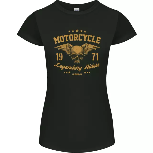 T-shirt da donna Petite Cut moto leggendaria piloti biker