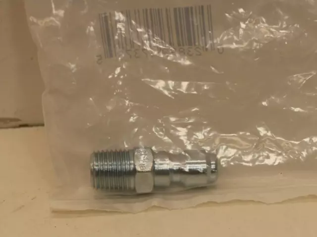 TWO Stens 758-567 Hydraulic Quick Connect Hose Coupling 1/4" QCX 1/4" NPT-M Plug