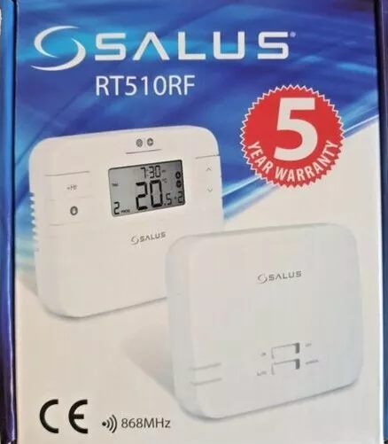 Salus RT510RF 5/2 7 Jour Programmable Numérique sans Fil Pièce Thermostat Stat
