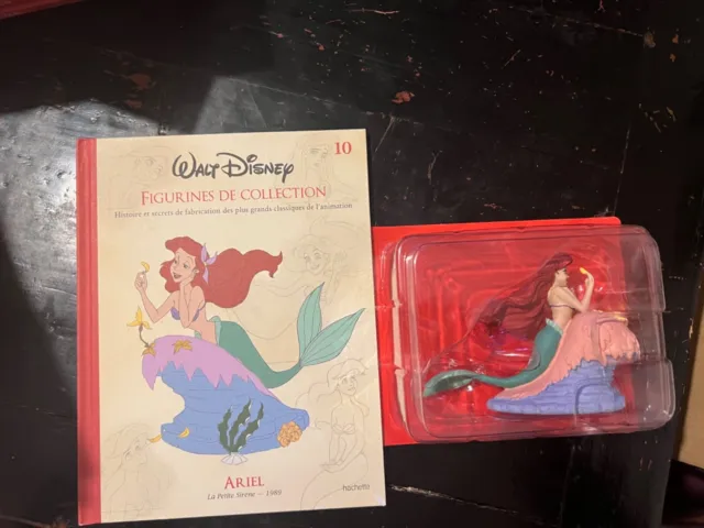 Figurine hachette Disney + livret n10 Ariel la petite sirène