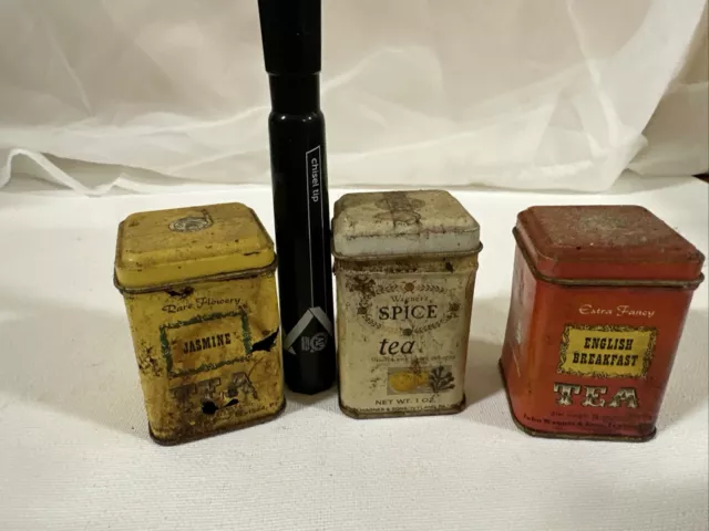 3 Wagner Spice Tea Tins