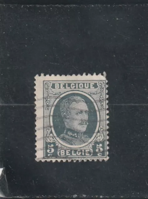 L5595 BELGIQUE timbre Y&T N° 193 de 1921-27 " Albert 1er Type Houyoux " Oblitéré