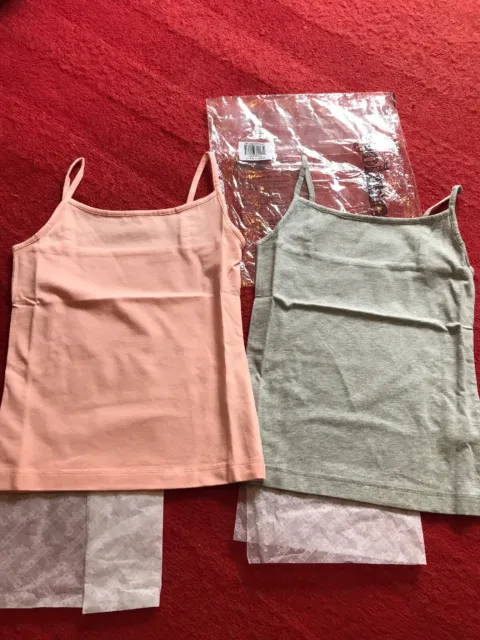 Mini Boden Vest Tops 6-7 Yrs BNIP 2 Pack Girls Clothing Cami Johnie B T Shirt
