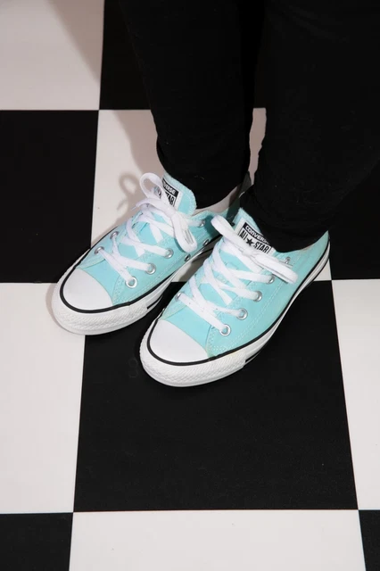 Scarpe da ginnastica vintage Converse blu chiaro taglia 4