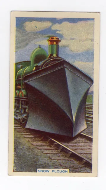 Mechanization card 1936 #31 Great Western Railway Snow Plough