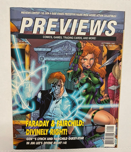 Oct 1997 Diamond Comics Previews Magazine Vol VII #10 Superman Red & Blue 2