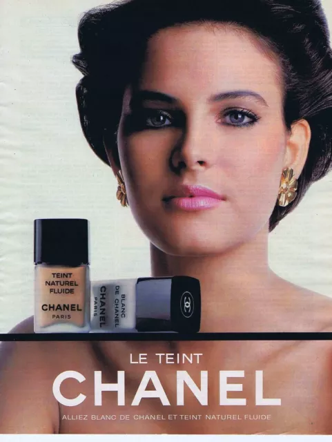 Publicité Advertising 016 1985 Chanel le teint