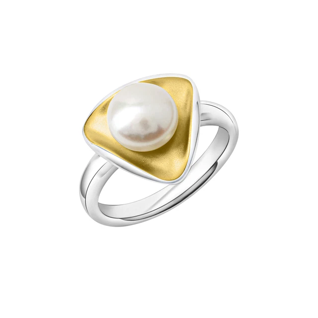 Bague Plaquée Argent Avec Cristaux Améthyste - Marque Camille&Lucie - Taille 50 - État Parfait