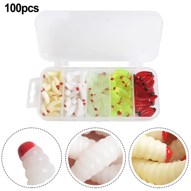 Verde, Bianco 5 Pezzi/set 5 Cm/1 G Esca Morbida Per Girino Esca Realistica Per Girino Bionico Colorato~p134225515 - Foto 6