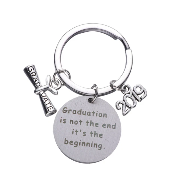 2019 Graduation Hanging Pendant Keychains Metal Keychain Key Chain