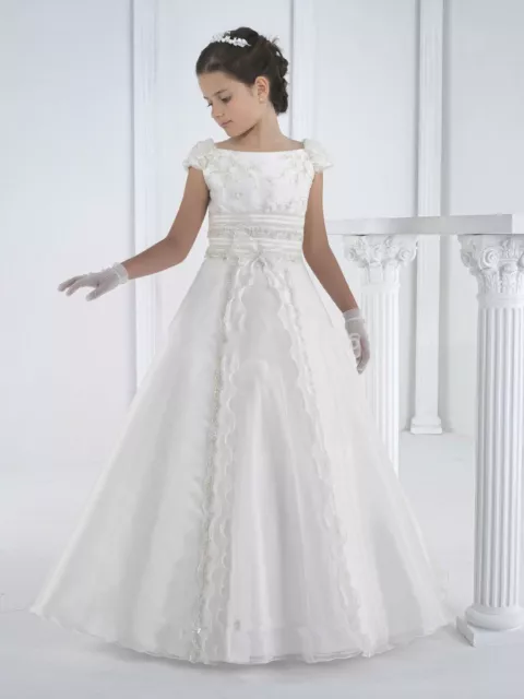 PRECIOSO VESTIDO DE Primera Comunión Niñas De 8 A 14 Años EUR 120,00 - PicClick