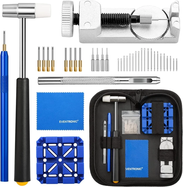 Kit Riparazione Orologi Professionale - Include Togli-Maglie, Utensili Per Cinturini E Perni Di Ricambio - Foto 3